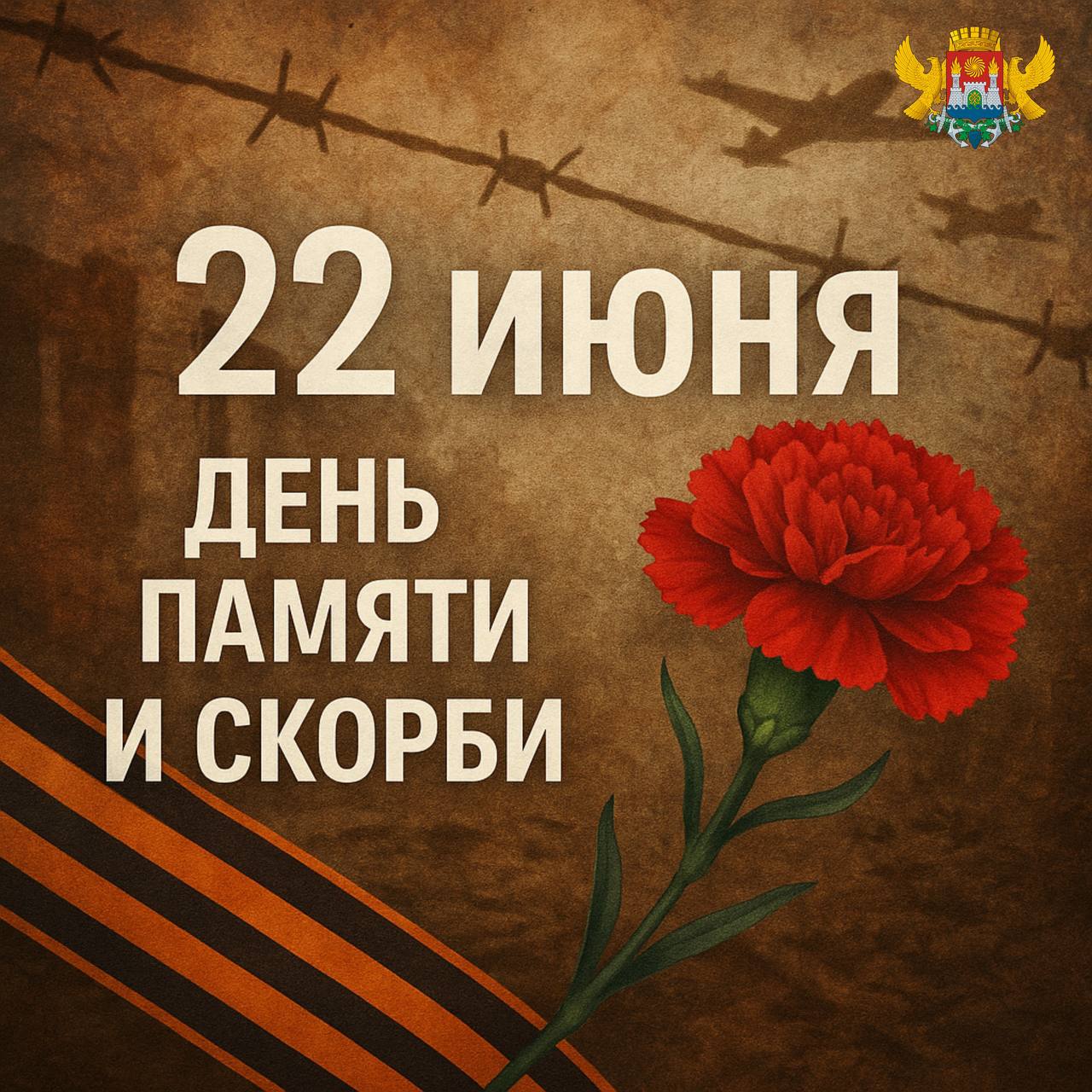 Обращение временно исполняющего полномочия главы города Махачкалы Джамбулата Салавова ко Дню памяти и скорби.